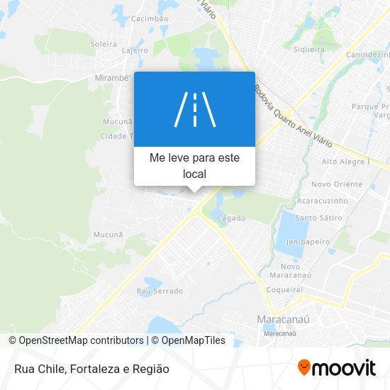 Rua Chile mapa