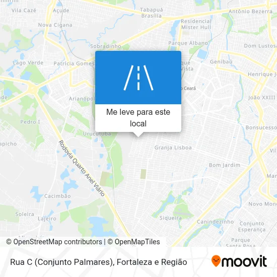 Rua C (Conjunto Palmares) mapa