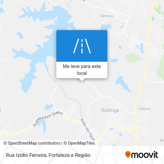 Rua Izidio Ferreira mapa