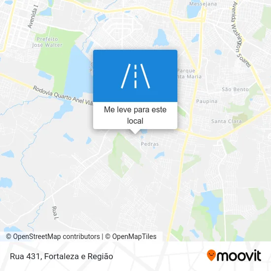 Rua 431 mapa
