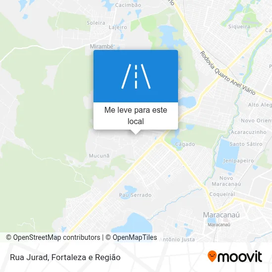 Rua Jurad mapa