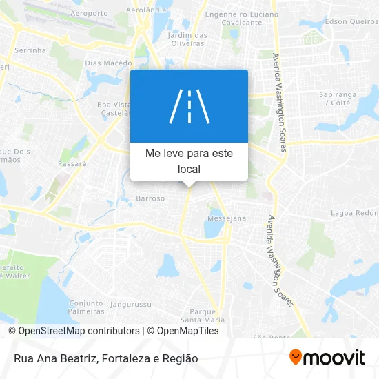 Rua Ana Beatriz mapa