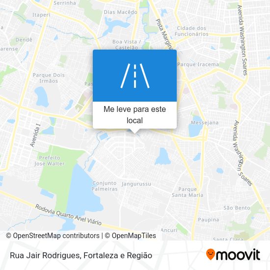 Rua Jair Rodrigues mapa