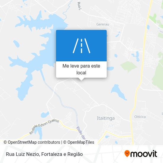 Rua Luiz Nezio mapa