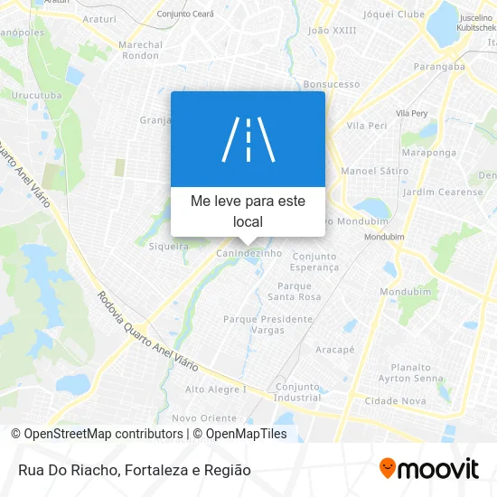 Rua Do Riacho mapa