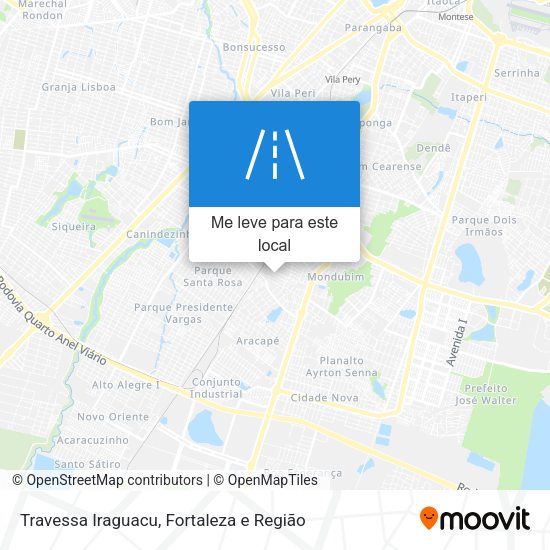 Travessa Iraguacu mapa
