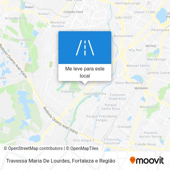 Travessa Maria De Lourdes mapa