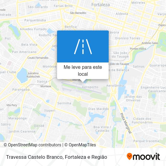 Travessa Castelo Branco mapa
