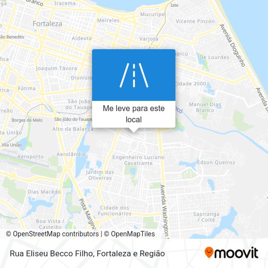 Rua Eliseu Becco Filho mapa