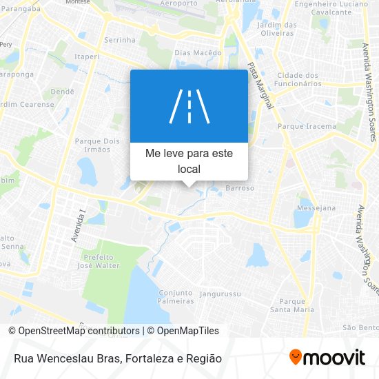 Rua Wenceslau Bras mapa
