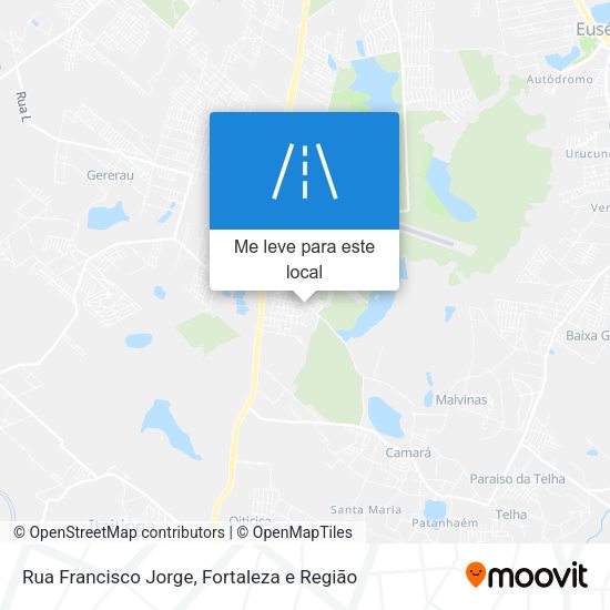 Rua Francisco Jorge mapa