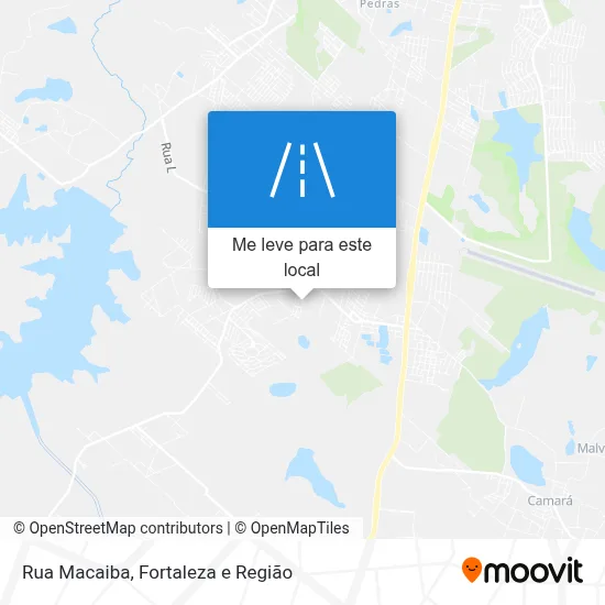 Rua Macaiba mapa