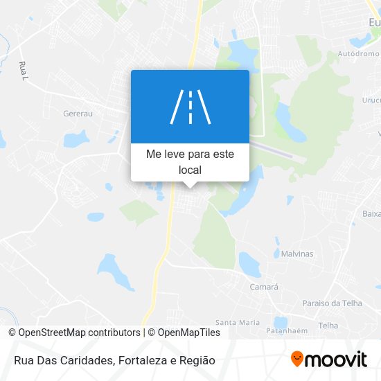 Rua Das Caridades mapa