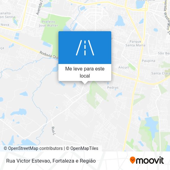 Rua Victor Estevao mapa