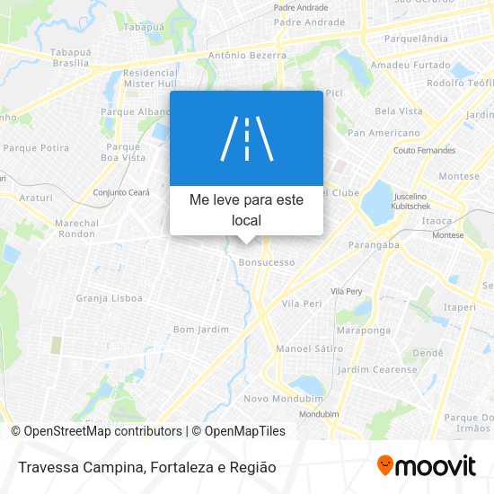 Travessa Campina mapa