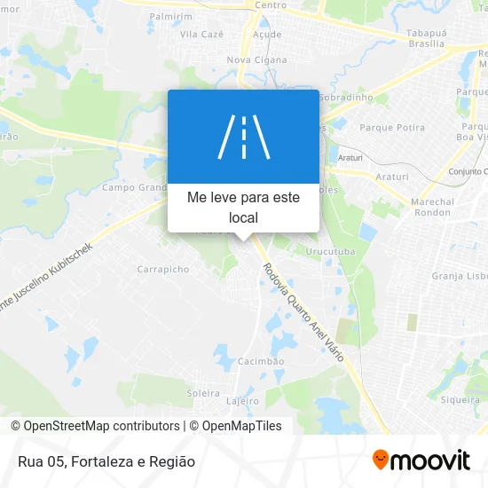 Rua 05 mapa