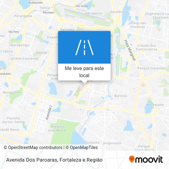 Avenida Dos Paroaras mapa