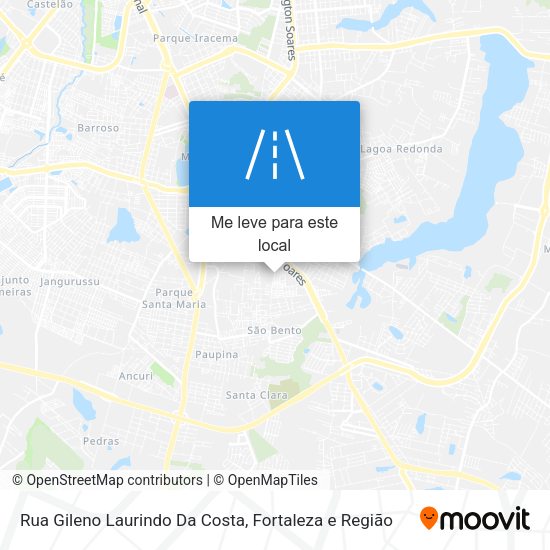 Rua Gileno Laurindo Da Costa mapa
