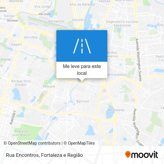 Rua Encontros mapa