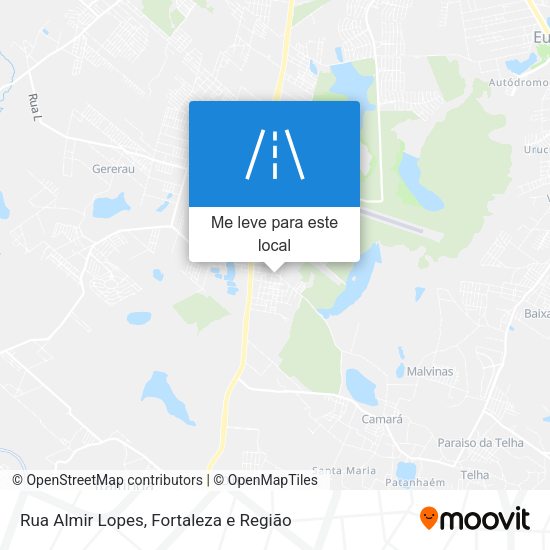 Rua Almir Lopes mapa