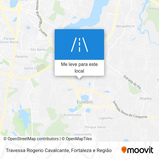 Travessa Rogerio Cavalcante mapa