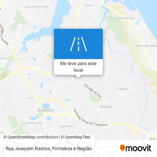 Rua Joaquim Bastos mapa