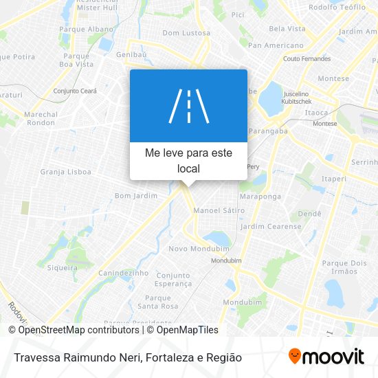 Travessa Raimundo Neri mapa