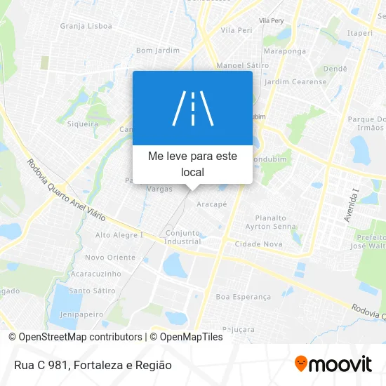 Rua C 981 mapa