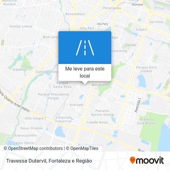 Travessa Dutervil mapa