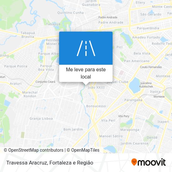 Travessa Aracruz mapa