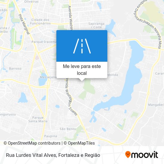 Rua Lurdes Vítal Alves mapa