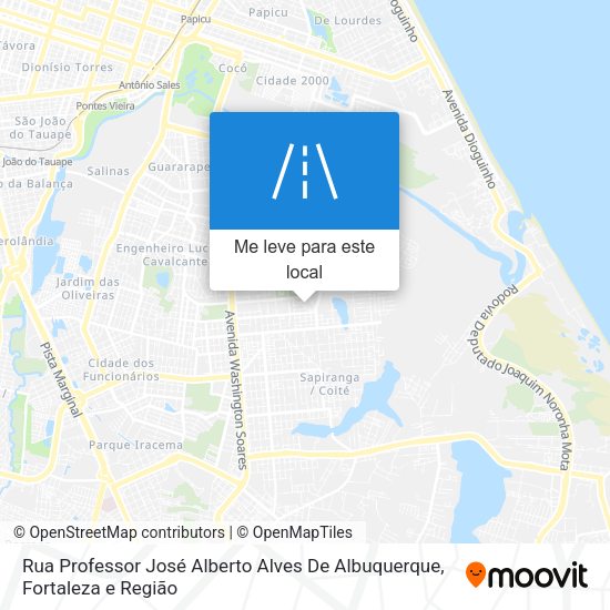 Rua Professor José Alberto Alves De Albuquerque mapa