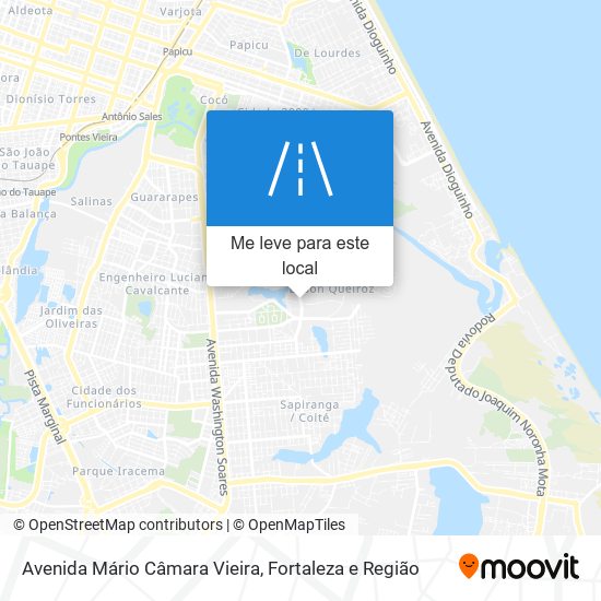 Avenida Mário Câmara Vieira mapa