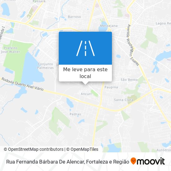 Rua Fernanda Bárbara De Alencar mapa