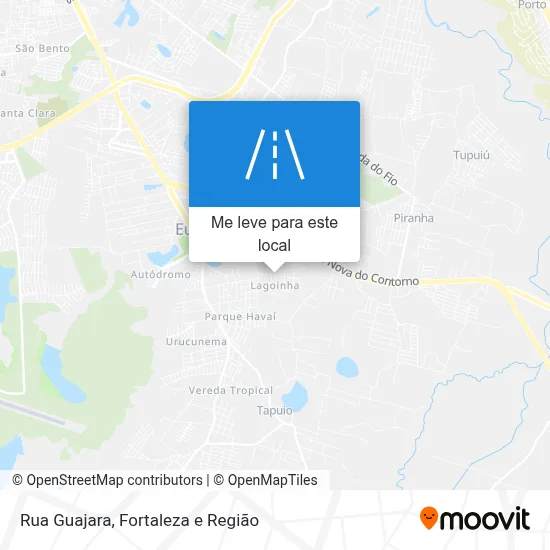 Rua Guajara mapa