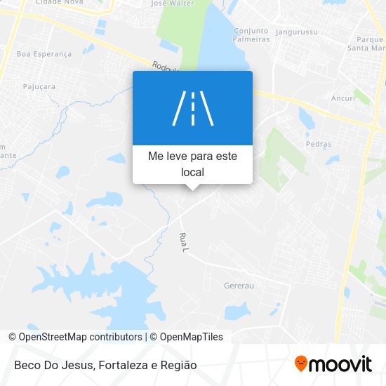 Beco Do Jesus mapa