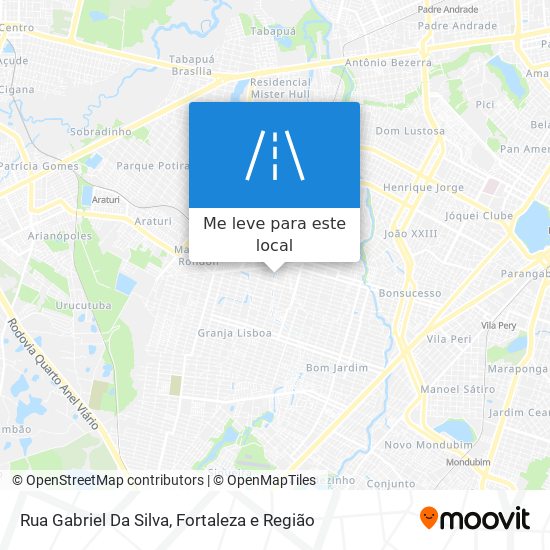 Rua Gabriel Da Silva mapa