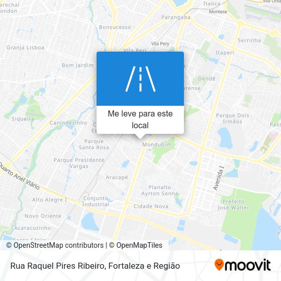 Rua Raquel Pires Ribeiro mapa