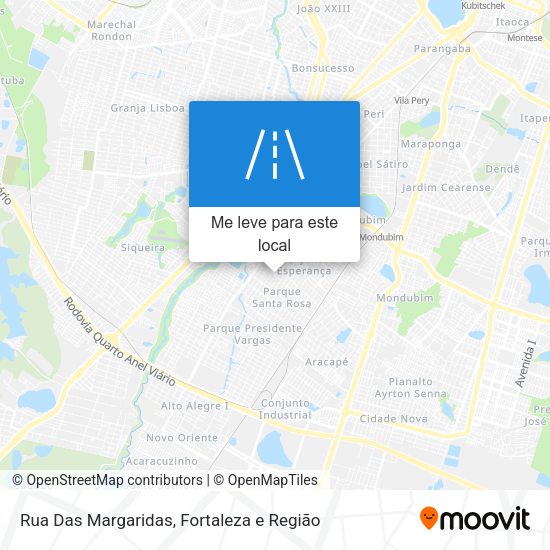 Rua Das Margaridas mapa