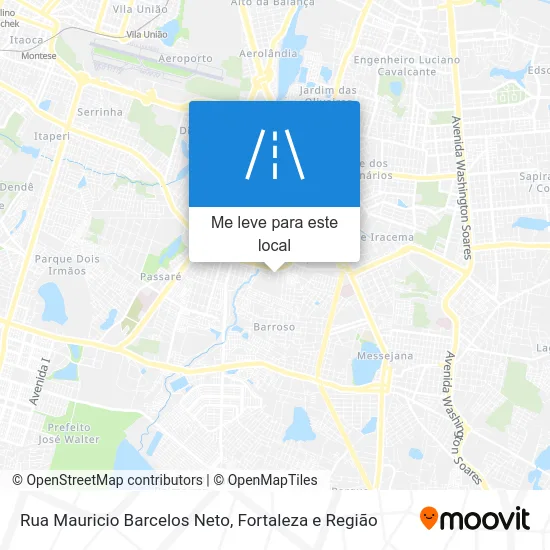 Rua Mauricio Barcelos Neto mapa