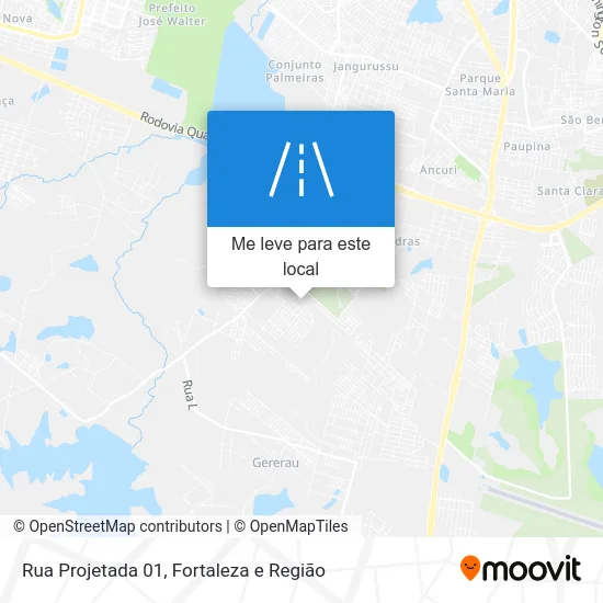 Rua Projetada 01 mapa
