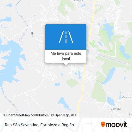 Rua São Sevastiao mapa