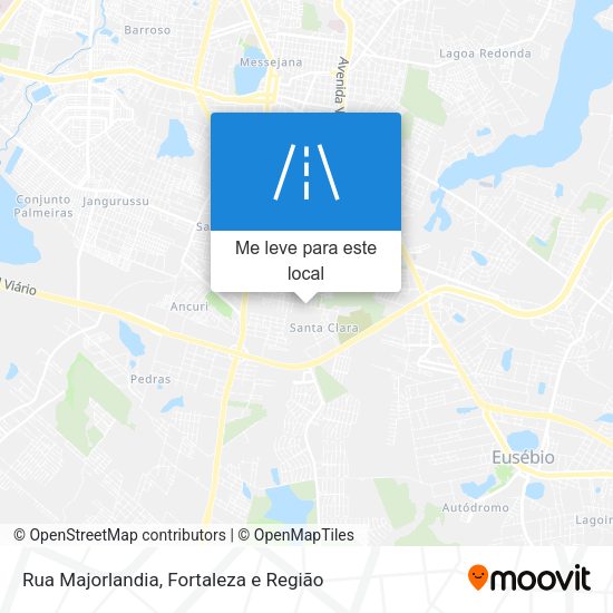 Rua Majorlandia mapa