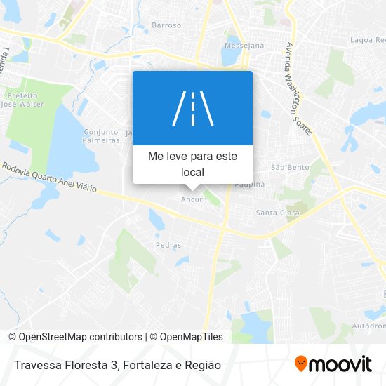 Travessa Floresta 3 mapa