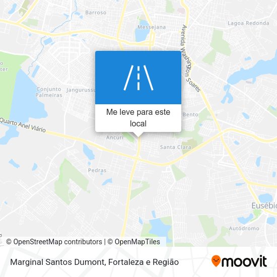 Marginal Santos Dumont mapa