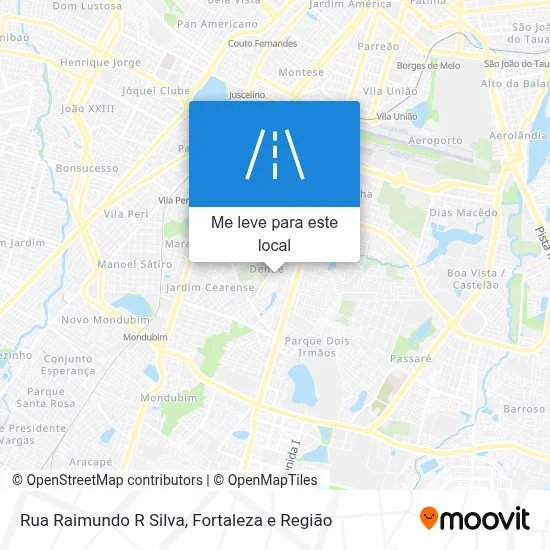Rua Raimundo R Silva mapa