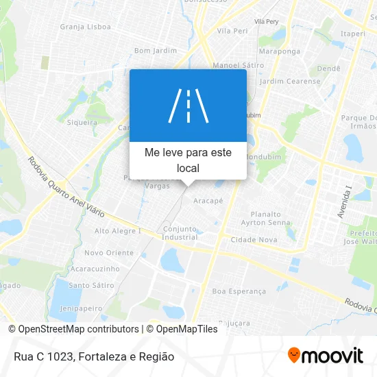 Rua C 1023 mapa