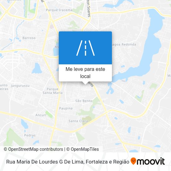 Rua Maria De Lourdes G De Lima mapa