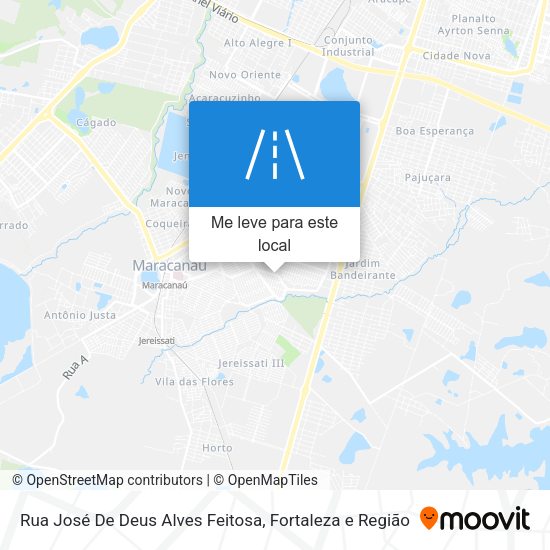 Rua José De Deus Alves Feitosa mapa