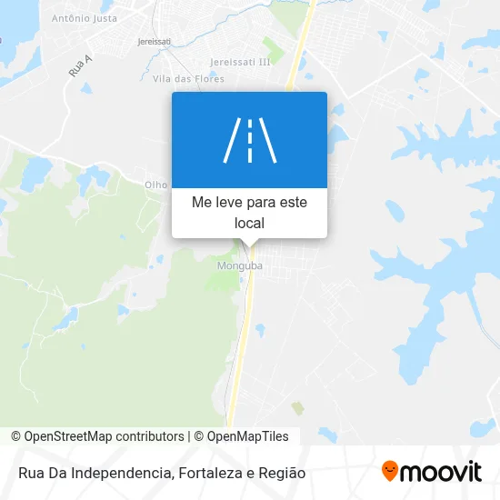 Rua Da Independencia mapa